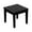 Black, variant on Shoreside Modern 18" Side Table,White