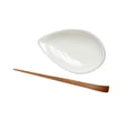 thumbnail image 2 of DOLITY Ceramic Teaspoons Tea Art Tea Sets Kung Fu Tea Set Portable Tea Spoon Tea Shovel A, 2 of 9
