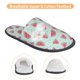 thumbnail image 3 of Balery Watermelon Pantuflas de Casa de Felpa Silenciosas con Diseño Estampado, Zapatillas Cómodas Antideslizantes de Algodón para Interior-Large, 3 of 8
