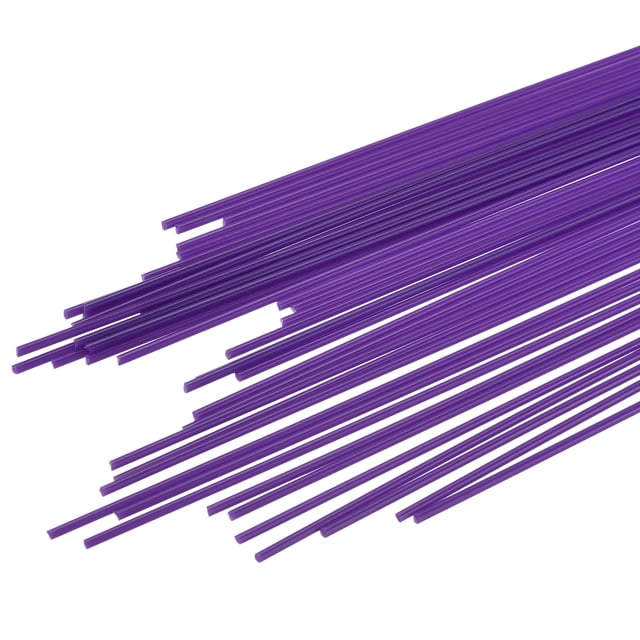 Recargas de Filamento PLA Uxcell para Pluma de Impresión 3D de 10 pulgadas de longitud 40 piezas Morado