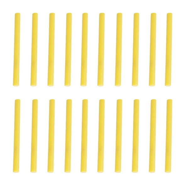 FELTECHELECTR  20 Pcs Colored Hot Glue Melt Stick Portable Sticks Colorful