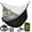 Black With Net, variant on Durable Hammock 500 lb Capacity, Nylon Camping Hammock Chair - Double or Single Sizes w/Tree Straps and Attached Carry Bag - Portable for Travel/Backpacking/Beach/Backyard (Large, Yellow & Blue)