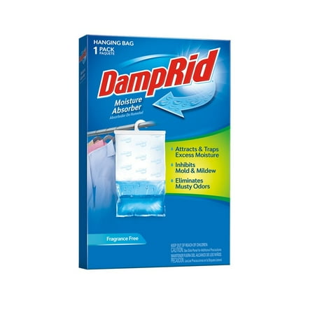 DampRid FG80FFE Hanging Moisture Absorbers, 14 Oz, Each