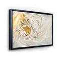thumbnail image 2 of Designart - Marbre Pastel et Doré Pailleté - Impression Murale sur Toile Encadrée, 2 of 3