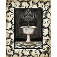 thumbnail image 2 of Tre Sorelle Studios 15x18 Gold Ornate Wood Framed with Double Matting Museum Art Print Titled - Midnight Bath with border II, 2 of 4