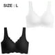 thumbnail image 2 of Los pechos grandes de las señoras muestran los pechos pequeños, sujetador de ropa interior sin costuras de látex fino, 2 of 6