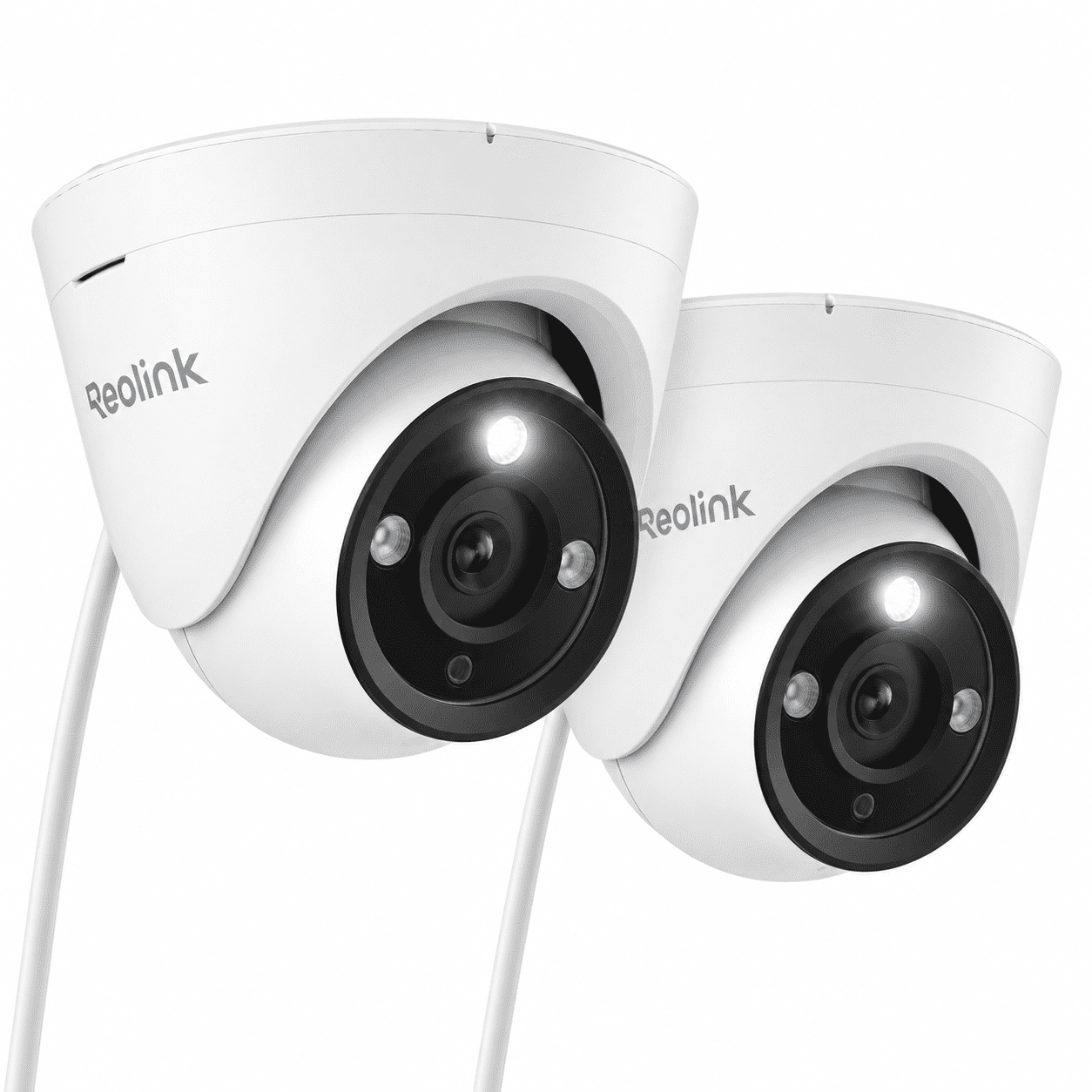 Reolink 12MP PoE Security Camera, 2-Pack, Color Night Vision, Smart Detection, 2-Way Talk, RLC-1224A