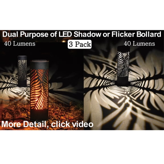 Solar LED Shadow/ Flicker Bollard