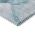 thumbnail image 3 of Addison Rugs Mayfield Premium Machine Washable Transitional Geometric Teal Rectangle Rug, 10' x 14', 3 of 6