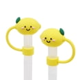 thumbnail image 3 of Mainstays 4-Pack Plastic Straw Topper Set, Lemon, Cherry, Watermelon & Pineapple, Multi-Color, 3 of 6
