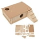 thumbnail image 5 of Casa De Escondite Para Mascotas Pequeñas, Casa De Plataforma Para Hámster, Techo Extraíble, Estructura Estable, Varias Habitaciones Para Oso Dorado ANGGREK Hamster Platform with Ladder, 5 of 8