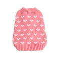 thumbnail image 1 of BRIGHTFUFU Ropa para perros con estampado de corazón, suéteres tejidos, disfraz para mascotas, decoración para perros, talla M, 1 of 1