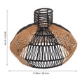 thumbnail image 2 of WEUVEB Pantalla Reemplazo Para Colgante Con Tejido En Para Boho Y Farmhouse, 2 of 6
