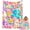 Teddy Bear & Floral, variant on 3D Plush Blanket, 2027 Cute Soft Plush Flannel Floral Throw Blanket