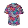 thumbnail image 3 of Balery Tropical Leaves Print Men's Hawaiian Shirts Short Sleeve Beach Shirt Relaxed Fit Vacation Button Down Shirts-3X-Large, 3 of 9