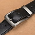 thumbnail image 6 of Mens Genuine Leather Belts Adjustable Casual Dress Belt for Jeans Size 26 to 38, 6 of 6