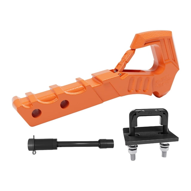 davian Tow Hitch Receiver Hook Truck Hitch Vehicles with Hitch Tightener Easy to install RV Heavy Duty Towing Accessory Quick Release Trailer Hitch High Strength Tow Hook Receiver Hitch Orange