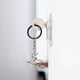 thumbnail image 5 of 28 PCS Anillos de llave plana Anillos redondos de acero inoxidable Anillos de llavero Keyrings Keys Accesorios de accesorio, 5 of 5