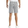 thumbnail image 3 of INSPIRE CHIC Polka Dots Shorts for Men's Summer Business Flat Front Dress Golf Shorts White 38, 3 of 5
