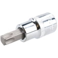 thumbnail image 2 of T55 Male Torx Bit Star Socket 1/2" Drive Standard Internal Chrome Vanadium Steel, 2 of 3