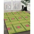 thumbnail image 3 of Ahgly Company Machine Washable Indoor Rectangle Transitional Dark Yellow Green Area Rugs, 2' x 5', 3 of 7