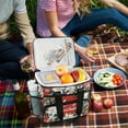 thumbnail image 5 of Wreath Merry Christmas Insulated Lunch Bag 15L Cooler Box for Women Men Work Camping Beach Travel, 5 of 7