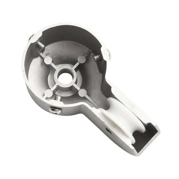 Aluminum Flag Pole Flagpole Truck Recessed Screws 1pc Alloy Sliver 110mm*60mm*50mm Accepts 1/4" Or Up To 5/16"