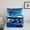 Blue 01, variant on Feelyou Cartoon Ice Hockey Queen Comforter Set, Blue Graffiti Splatter Bedding Sets, Teens Kids Boys Girls Reversible Bedding Comforter Set, Microfiber Bedroom Decor, 3-Piece