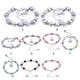 thumbnail image 5 of Brazalete ajustable de acero inoxidable Qarigey con Vidrio artesanal azul Cielo, 5 of 6