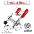 thumbnail image 2 of sweethay Horizontal Fixing Fixture Stable Clamping Force Welding Clamp Anti-rust Crushing Clamp with High Hardness for Factory Indoor Herramientas y ferretería sweethay TO003962-00, 2 of 8
