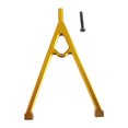 thumbnail image 1 of Barra de soporte Trigon frontal Vogacara para AXIAL SCX10 Amarillo, 1 of 6