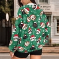 thumbnail image 4 of Yuyamidu Zip Up Christmas Sweatshirts Cat Sweatshirts for Women Clothing Oversized Hoodies for Women Trendy Clothes Trendy Plus Size Womens Zipper Sweatshirt L, 4 of 8
