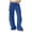 #173-Blue, variant on Roncen Women's Solid Cargo Pants - Straight Leg Casual Trousers with Functional Pockets & Relaxed Fit for Everyday Wear