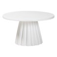 thumbnail image 1 of bali & pari Parvana Table Basse Ronde avec Base Piédestal Cannelée, 1 of 6