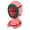 Pink, variant on D-GROEE Unisex One Piece Button Design Polyester Beanie Hats Scarf Warm Winter Knitted Hat Thick Ski Cap