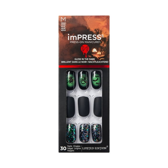 imPRESS Halloween Press-on Manicure, ‘Witchful Thinking’, 30 Count