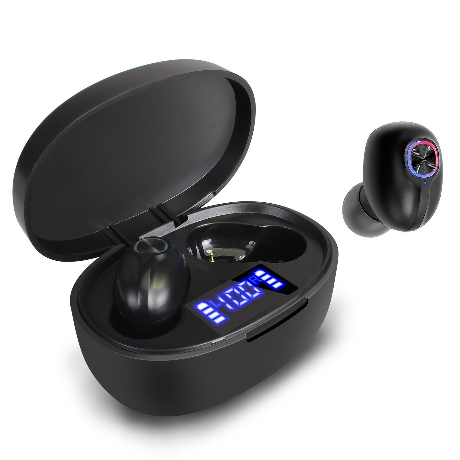 Wireless Earphones 2019 Newest Muzili Bluetooth Headphones with LCD Digital 