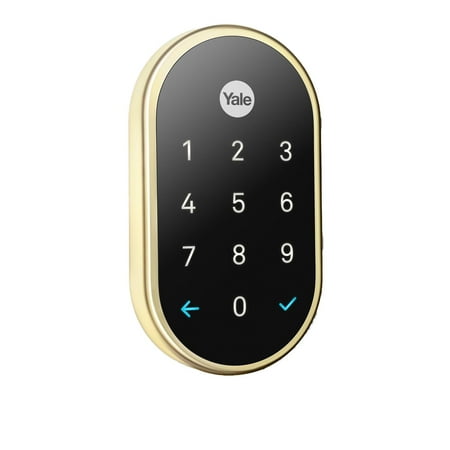 Nest x Yale Lock (Polished Brass) with Nest Connect