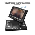 thumbnail image 2 of 7.8 Inch Portable HD TV Home Car DVD Player VCD CD MP3 DVD Player USB Cards RCA TV Portatil Cable Game 16:9 Rotate LCD Screen ,Convenient Memory Playback, 2 of 5