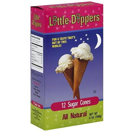 Little Dippers Sugar Cones, 12ct (Pack of 12)