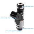 thumbnail image 3 of 4 Pcs IPM002 1984C9 Fuel Injector for Citroen Berlingo 1.1L 1996-2008 Metal Plastic Black, 3 of 6