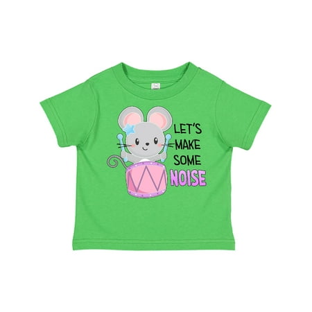 

Inktastic Let s Make Some Noise Cute Mouse Drummer Gift Toddler Boy or Toddler Girl T-Shirt