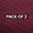 Burgundy (Pack of 2), variant on Ameha Pack of 2 Leaf Embossed Reversible 2 Quilt Set with 2 Pillow Shams Ultra Soft Microfiber Bedding Set Twin Olive Green