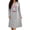 Gray A2, variant on Edvintorg Pajama Dress for Women Long Sleeve Crew Neck Casual Nightgown Halloween Printed Sleep Dress Plus Size Women's Clothes White S