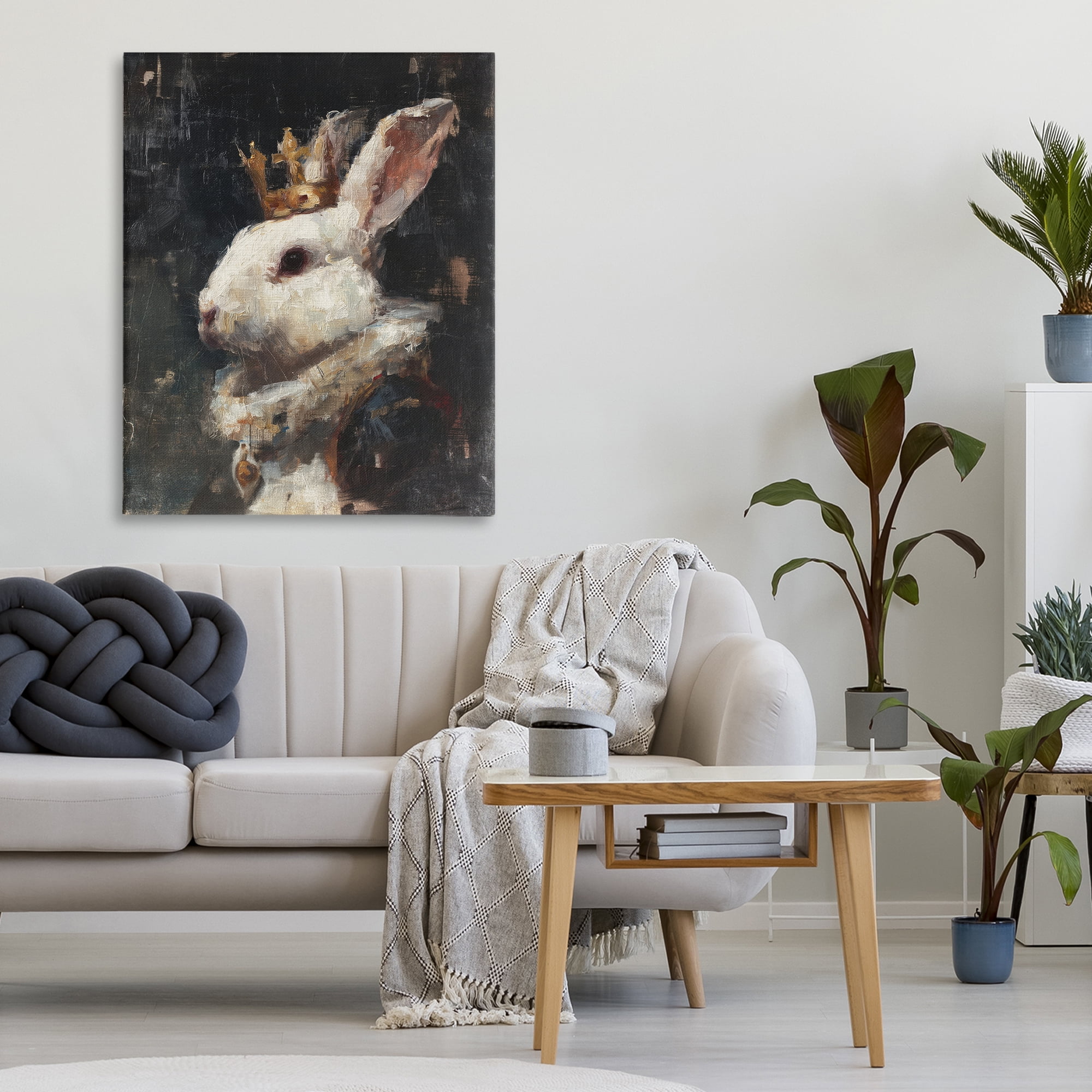 Stupell Industries Regal Monarch Rabbit Canvas Wall Art, design by Svetlana Aleynikova