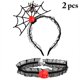 thumbnail image 2 of Diadema decorativa para Halloween, aro de pelo de araña con gargantilla, 2 of 3