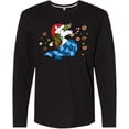 thumbnail image 3 of Inktastic Cute Christmas Unicorn with Cookies Long Sleeve T-Shirt, 3 of 5