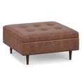 thumbnail image 3 of Simpli Home Shay 38W Square Storage Ottoman, 3 of 14