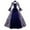 Blue-2, variant on Womens Medieval Dress Victorian,Halloween Dresses for Women Plus Size,Retro Medieval Renaissance Dress Rococo Dress 1800s Court Victorian Ball Gowns Flare Sleeve Vintage Dress,Wine,XXXXXL