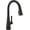Matte Black, variant on Delta 19802Tlz-Dst Lenta 1.8 GPM Single Hole Pull Down Touchless Kitchen Faucet - Chrome